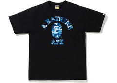 Bape Abc Camo College T-Shirt (Ss21) Black/Blue