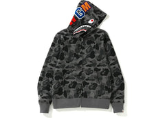 Bape Abc Camo Shark Full Zip Hoodie Black