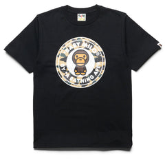 BAPE A Bathing Ape 1st Camo Milo Busy Works Tee - Black/Yellow