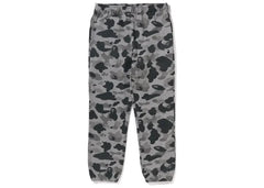 Bape Heather Gray Camo Sweatpants Gray