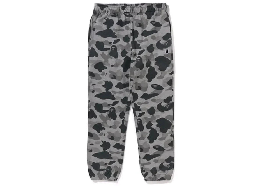Bape Heather Gray Camo Sweatpants Gray