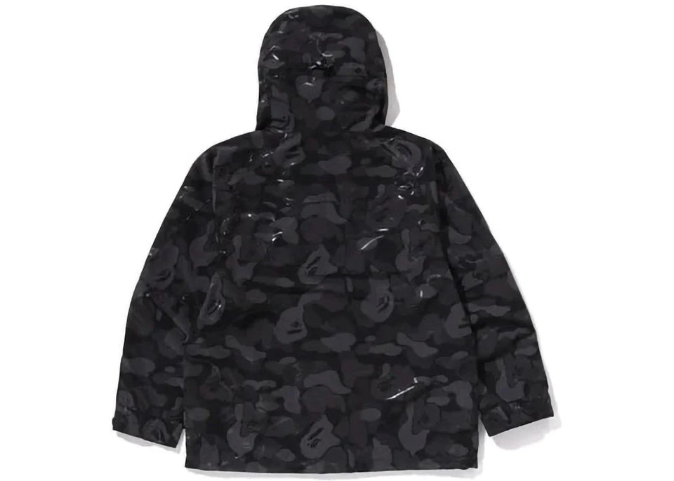 Bape Laminated Camo Snowboard Jacket Black