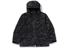 Bape Laminated Camo Snowboard Jacket Black