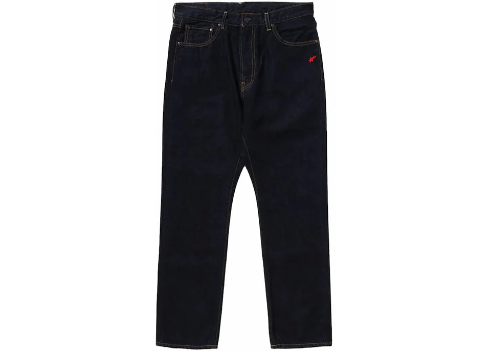 Bape Sta Ape Head Regular Fit Denim Pants Indigo