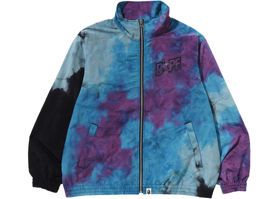 Bape Tie Dye Track Jacket Black