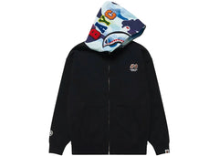 Bape x Bayc Shark Full Zip Hoodie Black