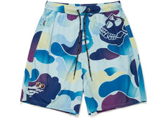 Bape x Bored Ape Yacht Club Water Shorts Blue