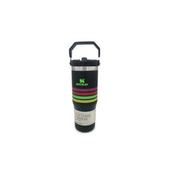 Stanley IceFlow Flip Straw Tumbler (Black Stripes)