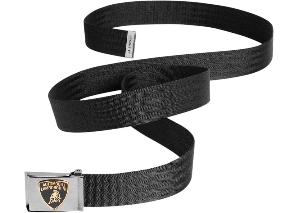 Balenciaga Automobil Lamborghini Skater Belt Black