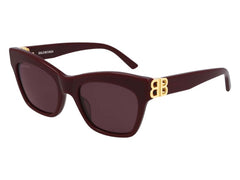 Balenciaga Everyday Sunglasses Burgundy Red (BB0132S 004)