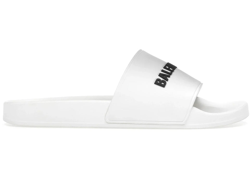 Balenciaga Pool Slide White