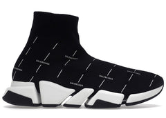 Balenciaga Speed 2.0 Black White Logo