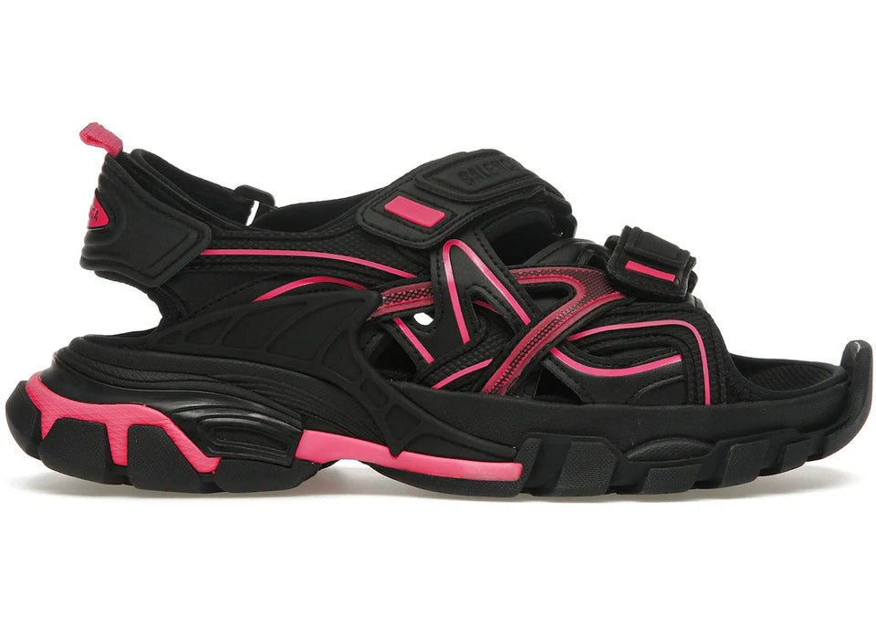 Balenciaga Track Sandal Black Pink Womens