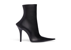 Balenciaga Witch 110mm Booties Black Sheepskin (Women's)