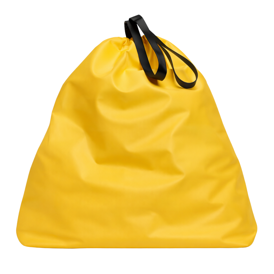 Balenciaga Trash Bag Large Pouch Yellow/Black
