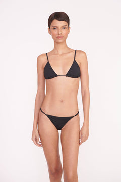 ALEXIS TRIANGLE TOP BLACK