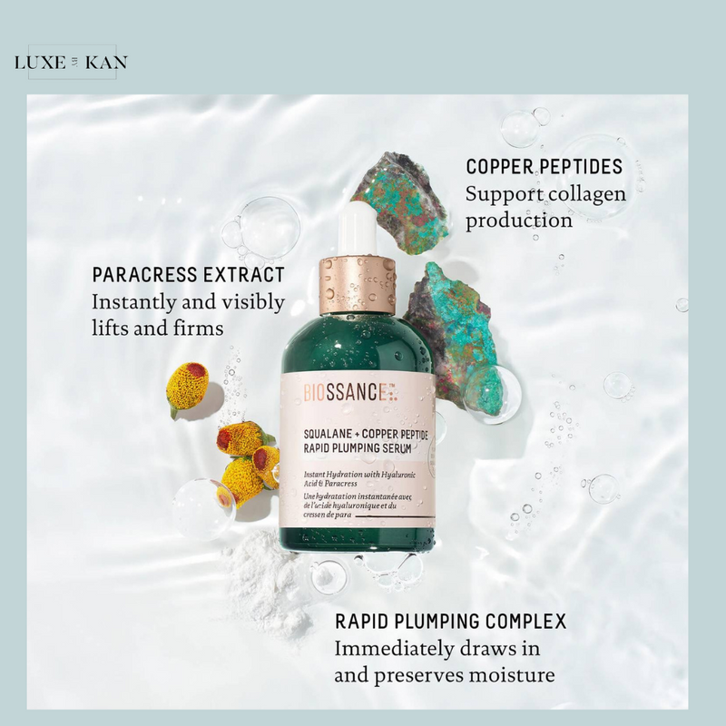 Biossance Squalane + Copper Peptide Rapid Plumping Serum 50ml