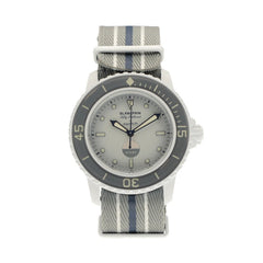SWATCH X BLANCPAIN BIOCERAMIC SCUBA FIFTY FATHOMS ANTARCTIC OCEAN