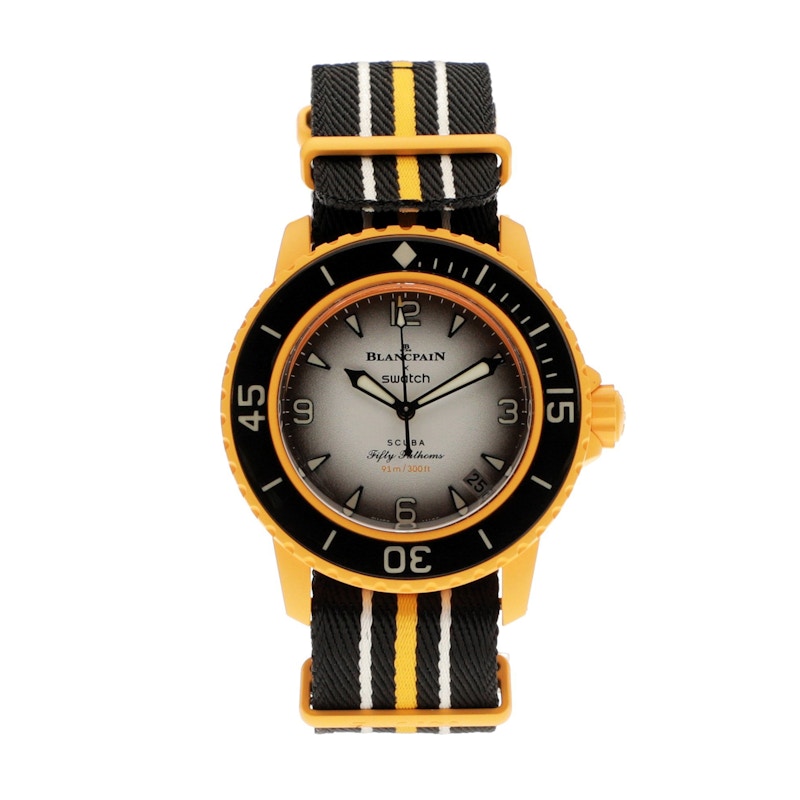 SWATCH X BLANCPAIN BIOCERAMIC SCUBA FIFTY FATHOMS PACIFIC OCEAN