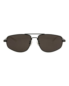 Bottega Veneta Aviator Sunglasses Black/Black/Grey (BV1125S-30011527-001)
