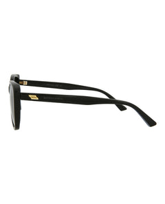 Bottega Veneta Cat Eye Sunglasses Black/Black/Grey (BV1079SK-30009236-001)