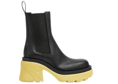 Bottega Veneta Flash Platform Ankle Boot Black Lemonade (Women's)