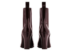 Bottega Veneta Patent Leather Ankle Boot Brown (Women's)
