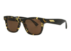 Bottega Veneta Rectangle Sunglasses Havana/Havana Brown (BV1120S-30011464-002-20355)