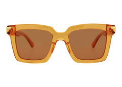 Bottega Veneta Square Sunglasses Orange/Orange(BV1005S-30008310-004)