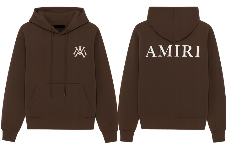 AMIRI MA Core Logo Hoodie brown
