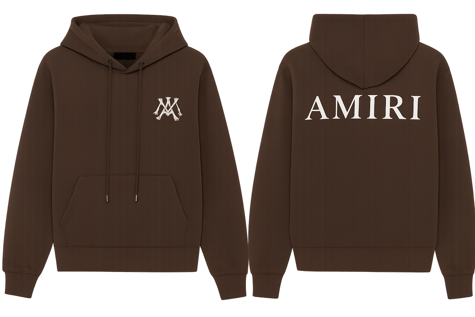 AMIRI MA Core Logo Hoodie brown