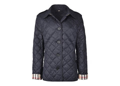 Burberry Diamond Quilted Jacket Navy