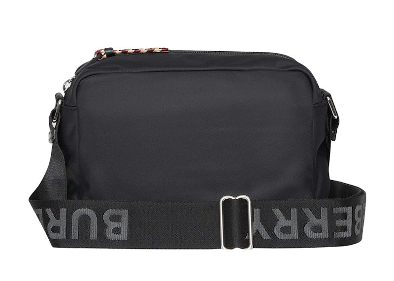 Burberry ECONYL Logo Crossbody Black