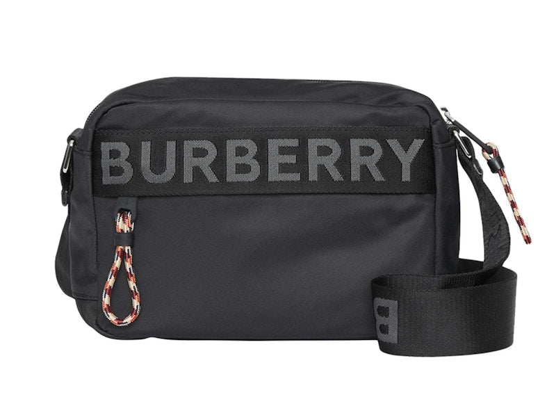 Burberry ECONYL Logo Crossbody Black