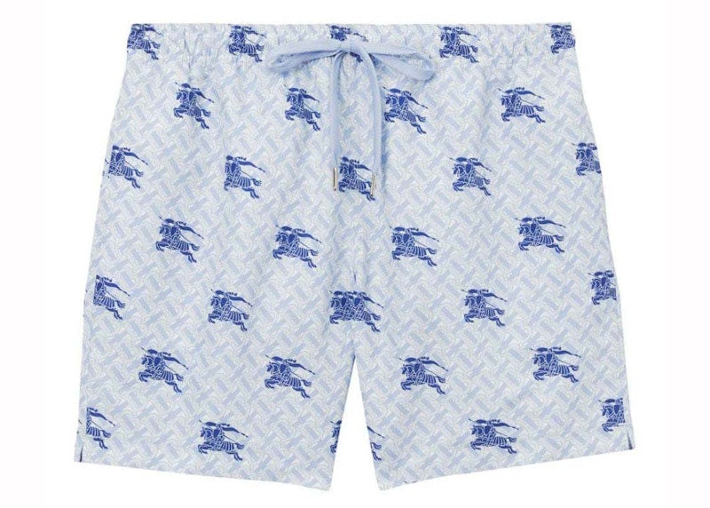 Burberry EKD TB-monogram Swim Shorts Blue