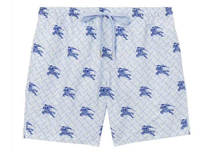 Burberry EKD TB-monogram Swim Shorts Blue