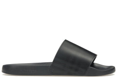 Burberry Embossed Logo Slides Dark Blue