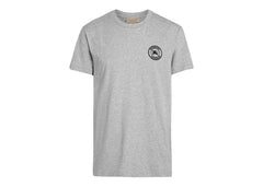 Burberry Embroidered Logo Cotton T-Shirt Grey/Black