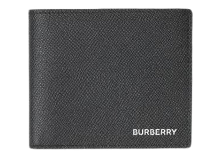 Burberry Grainy Leather International Bifold Wallet Black