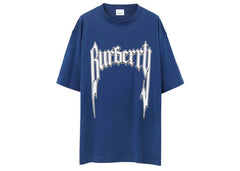 Burberry Graphic Logo-Shorts-Sleeve T-Shirt Blue
