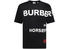 Burberry Horseferry Print Cotton T-Shirt Black