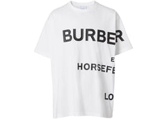 Burberry Horseferry Print Cotton T-Shirt White/Black