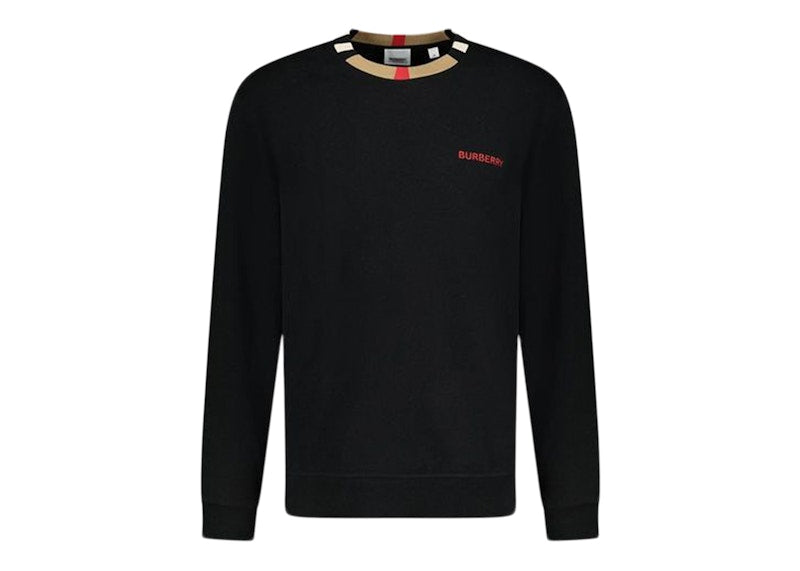 Burberry Long Sleeve Icon T-Shirt Black