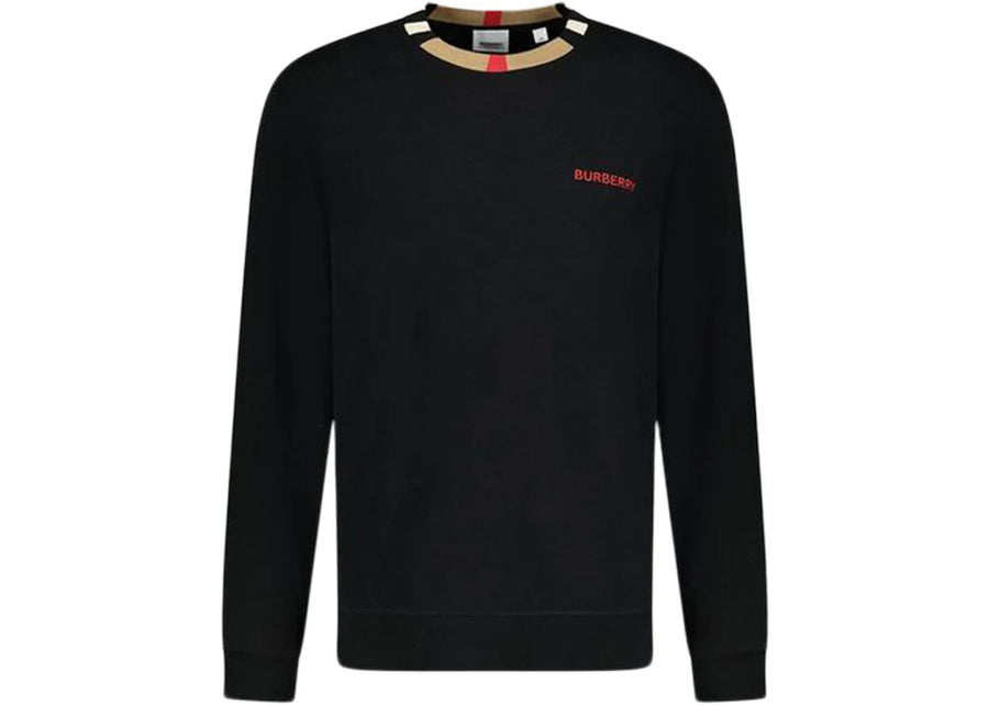 Burberry Long Sleeve Icon T-Shirt Black