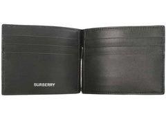 Burberry Money Clip (80841761) Wallet Check Beige