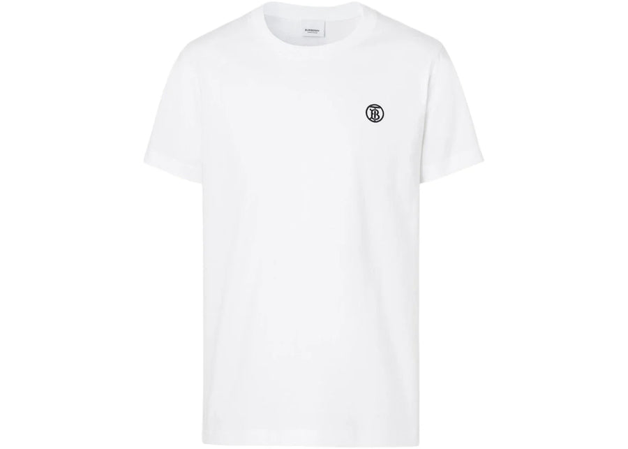Burberry Monogram Motif Cotton T-Shirt White/Black
