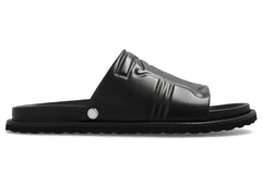 Burberry Thornton Leather Slides Black