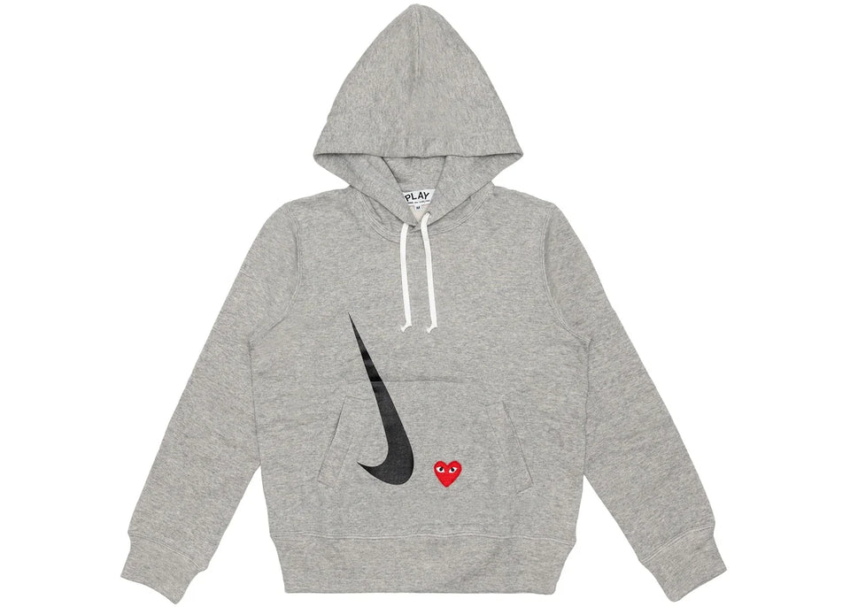 Cdg x Nike Ladies' Hoodie Grey