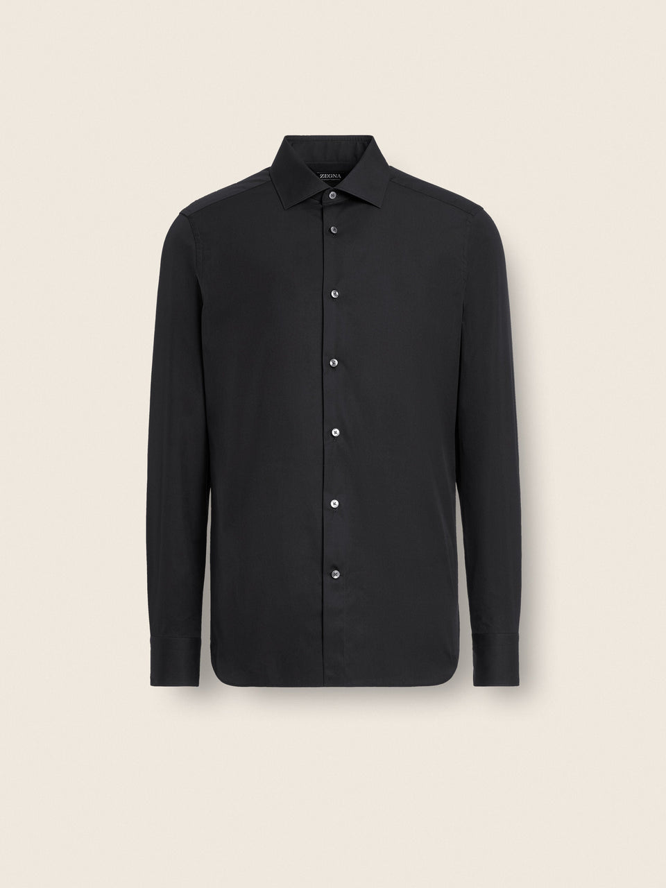 Zegna Black Trofeo Comfort Cotton Shirt