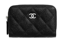 Chanel Classic Zipped Coin Purse Black (AP0216)
